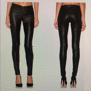 Leather skinny pant